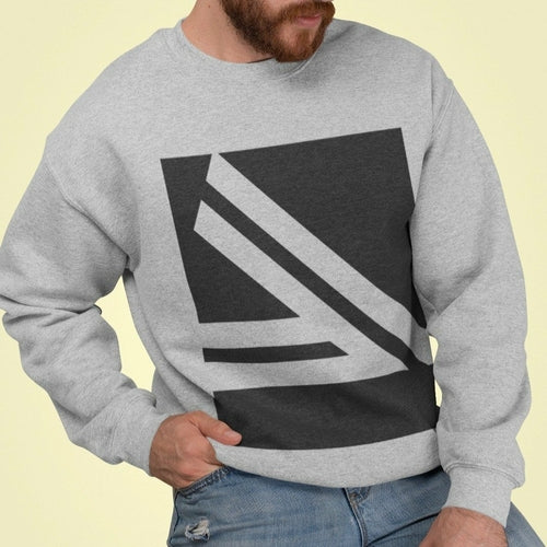 Men's Double Logo Crewneck Sweatshirt