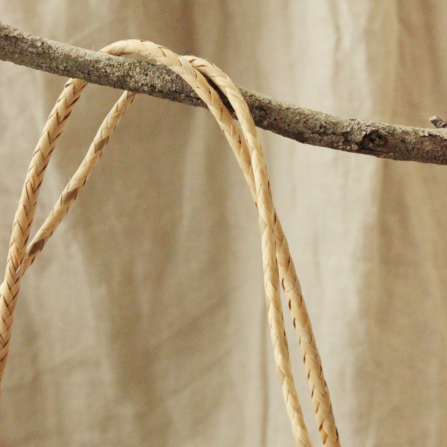 Borneo Love Rush - Handwoven Rattan Straw Tote with Pom-Poms