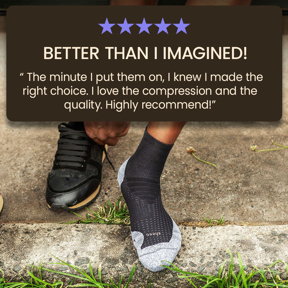 ComFits Compression Quarter Socks | CHALK WHITE