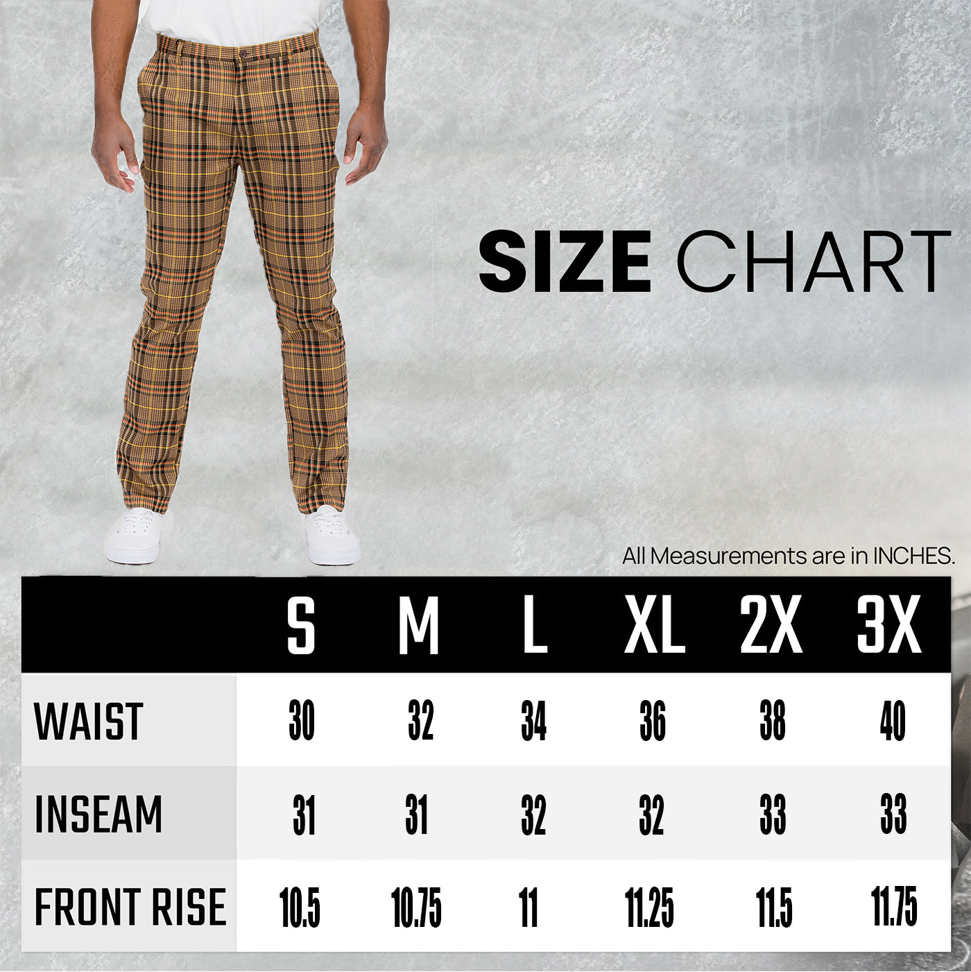 Men's Plaid Slim Fit Dress Pants - Tailored Trousers
