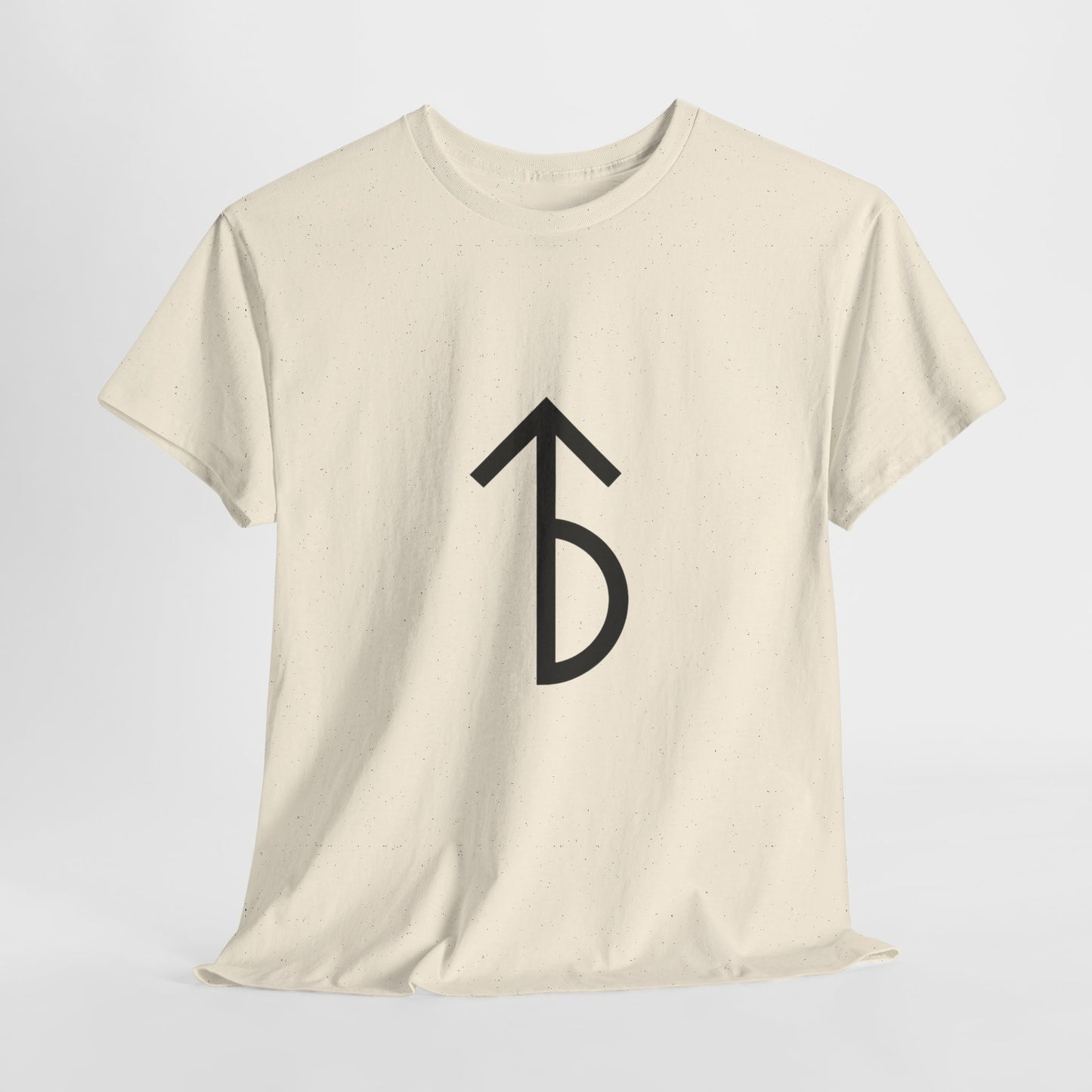 Minimalist Rune Symbol Tee — Believe & Courage