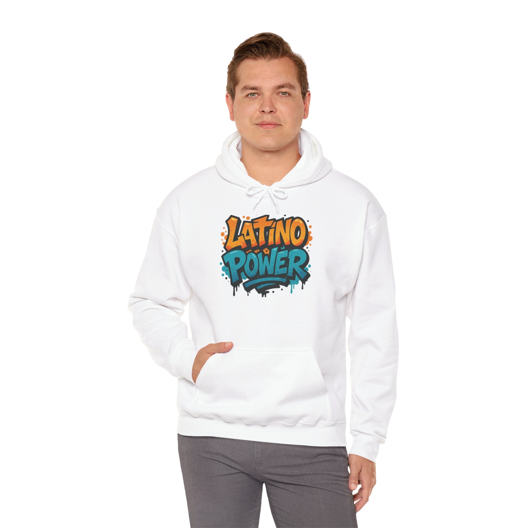 Latino Power Hooded Sweatshirt - Unisex Heavy Blend™