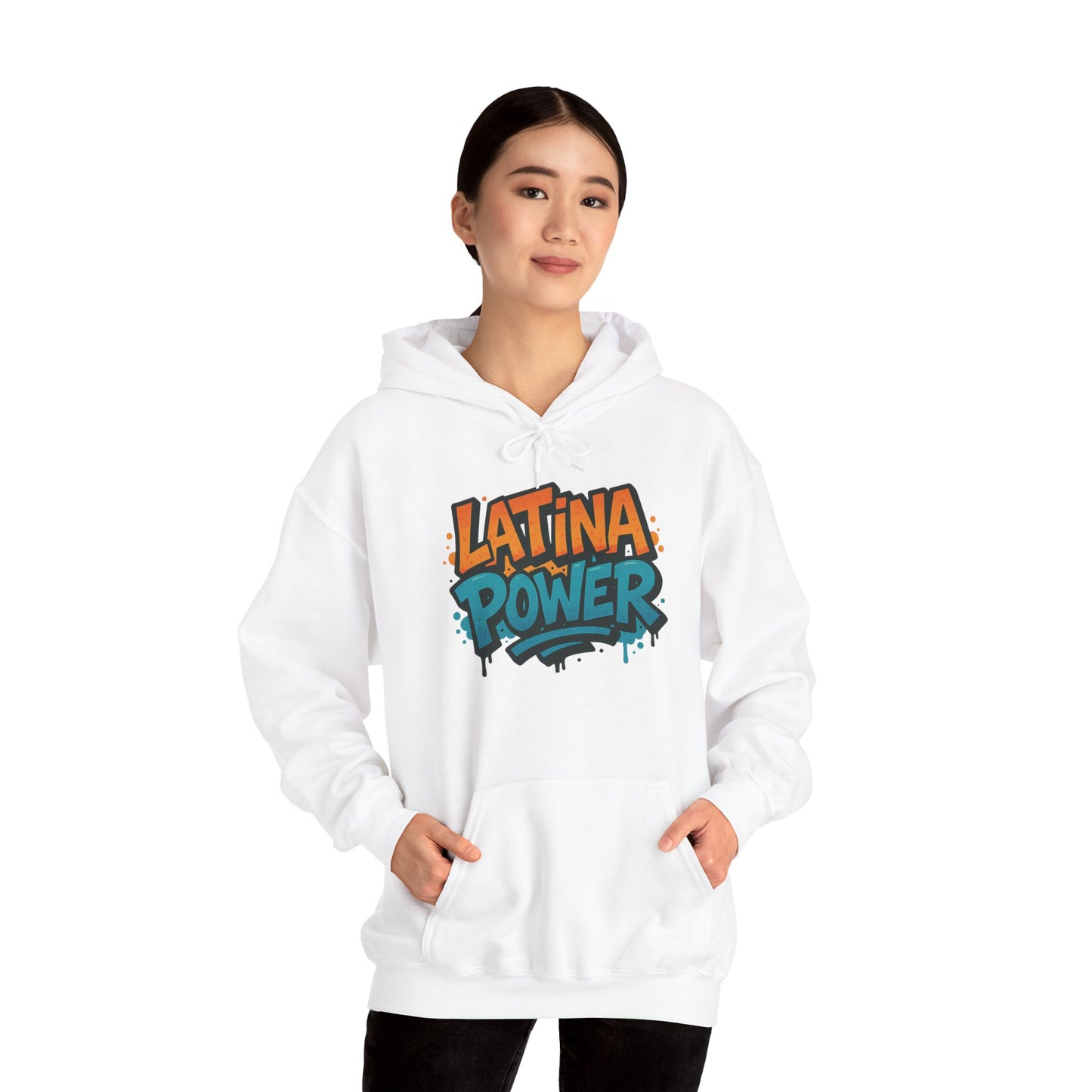Latina Power Hooded Sweatshirt - Unisex Heavy Blend™