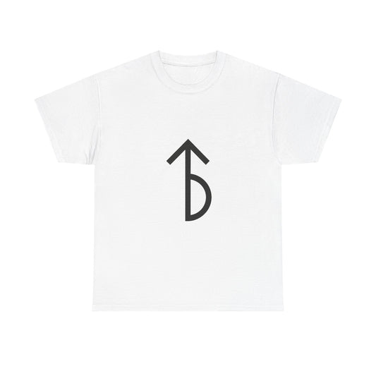 Minimalist Rune Symbol Tee — Believe & Courage