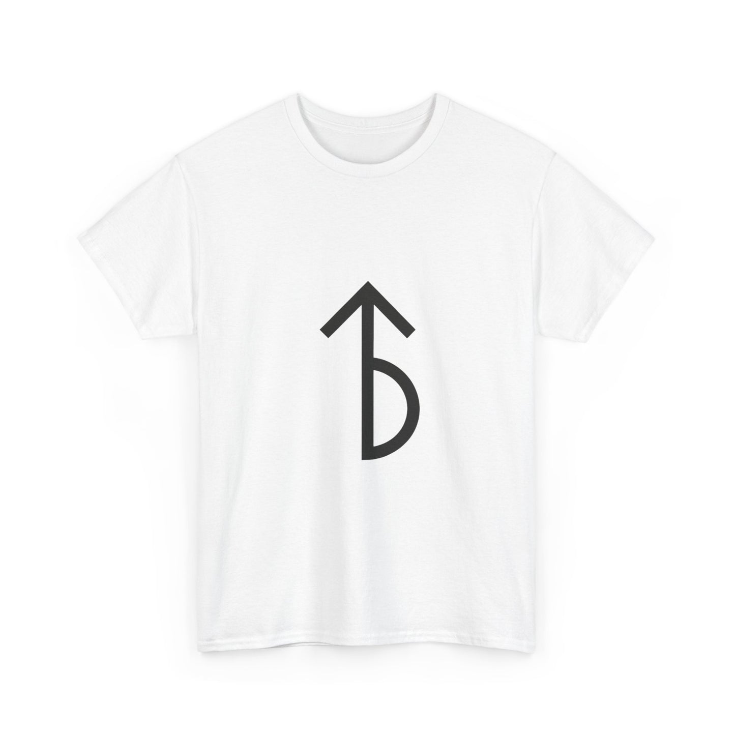 Minimalist Rune Symbol Tee — Believe & Courage