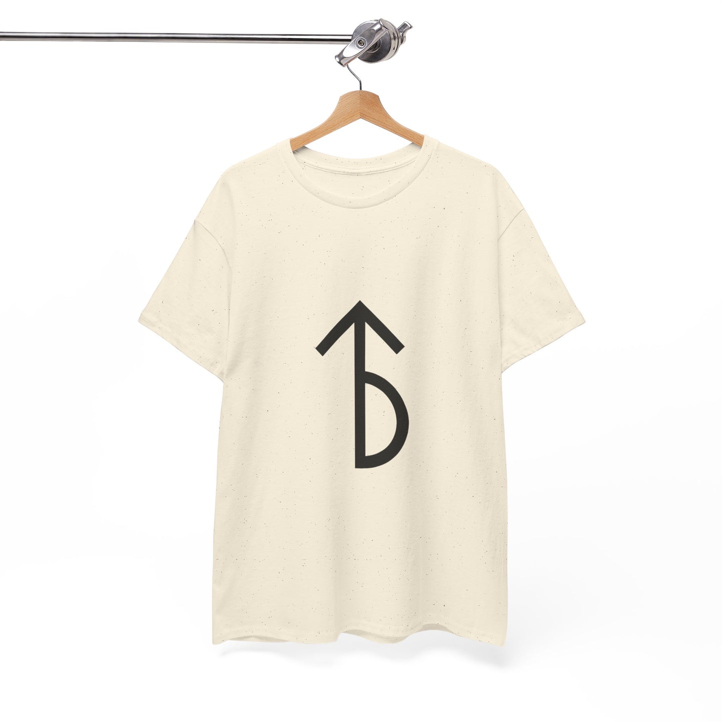 Minimalist Rune Symbol Tee — Believe & Courage