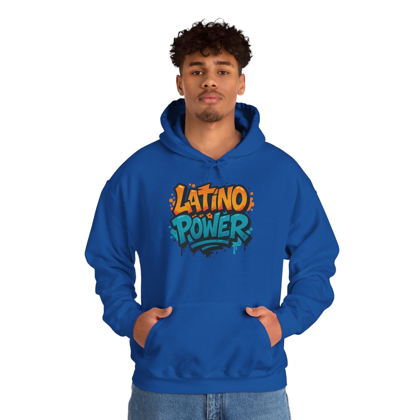 Latino Power Hooded Sweatshirt - Unisex Heavy Blend™