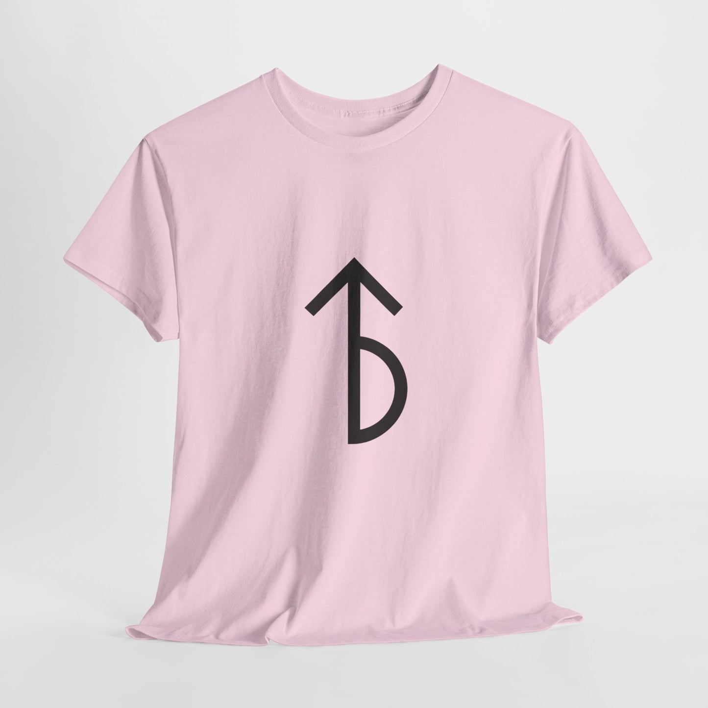 Minimalist Rune Symbol Tee — Believe & Courage