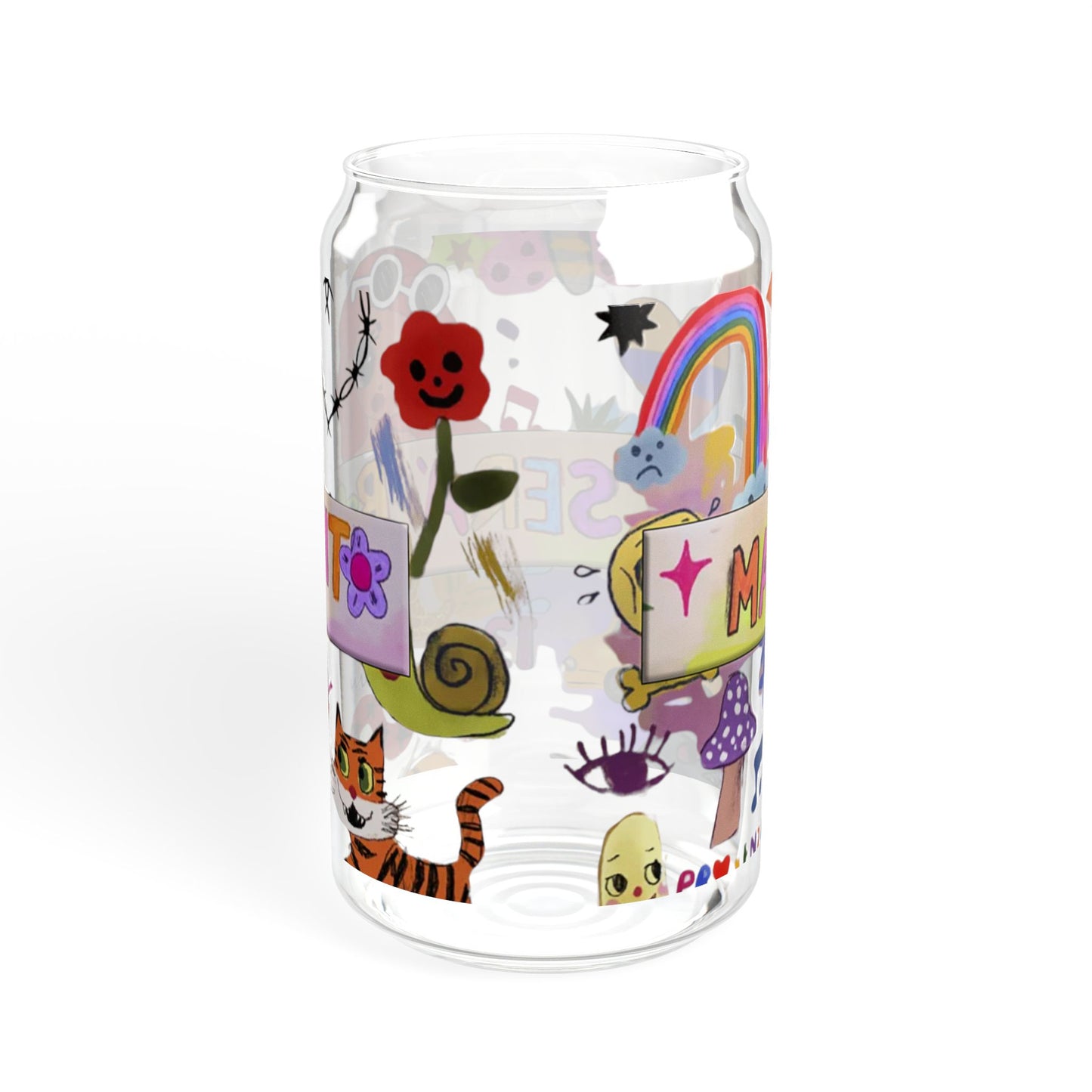 Whimsical Sipper Glass, Karol G (Manana Sera Bonito) Drinkware