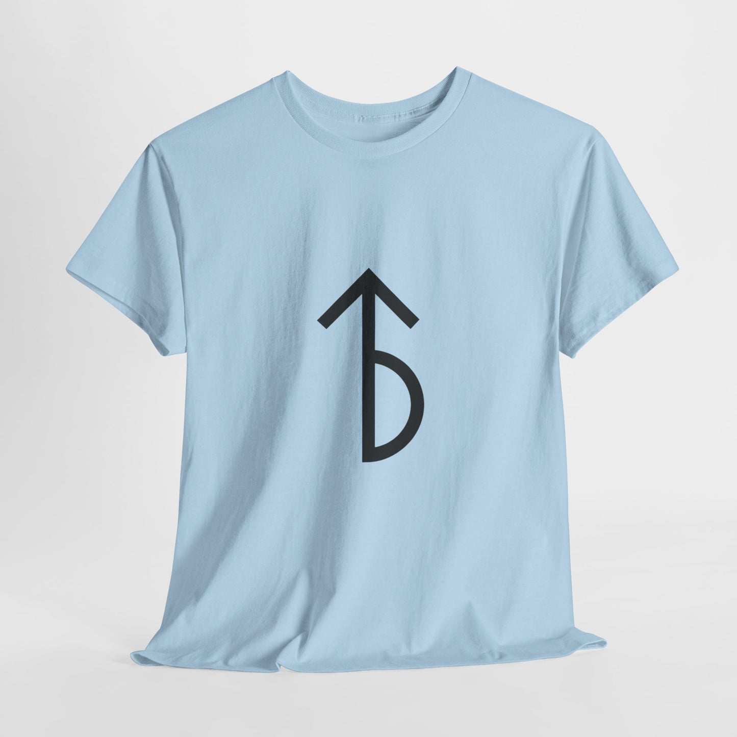 Minimalist Rune Symbol Tee — Believe & Courage