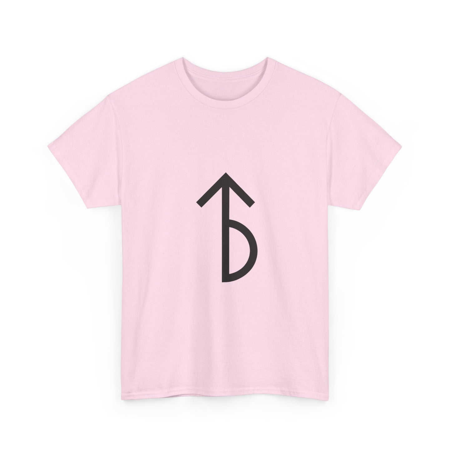 Minimalist Rune Symbol Tee — Believe & Courage