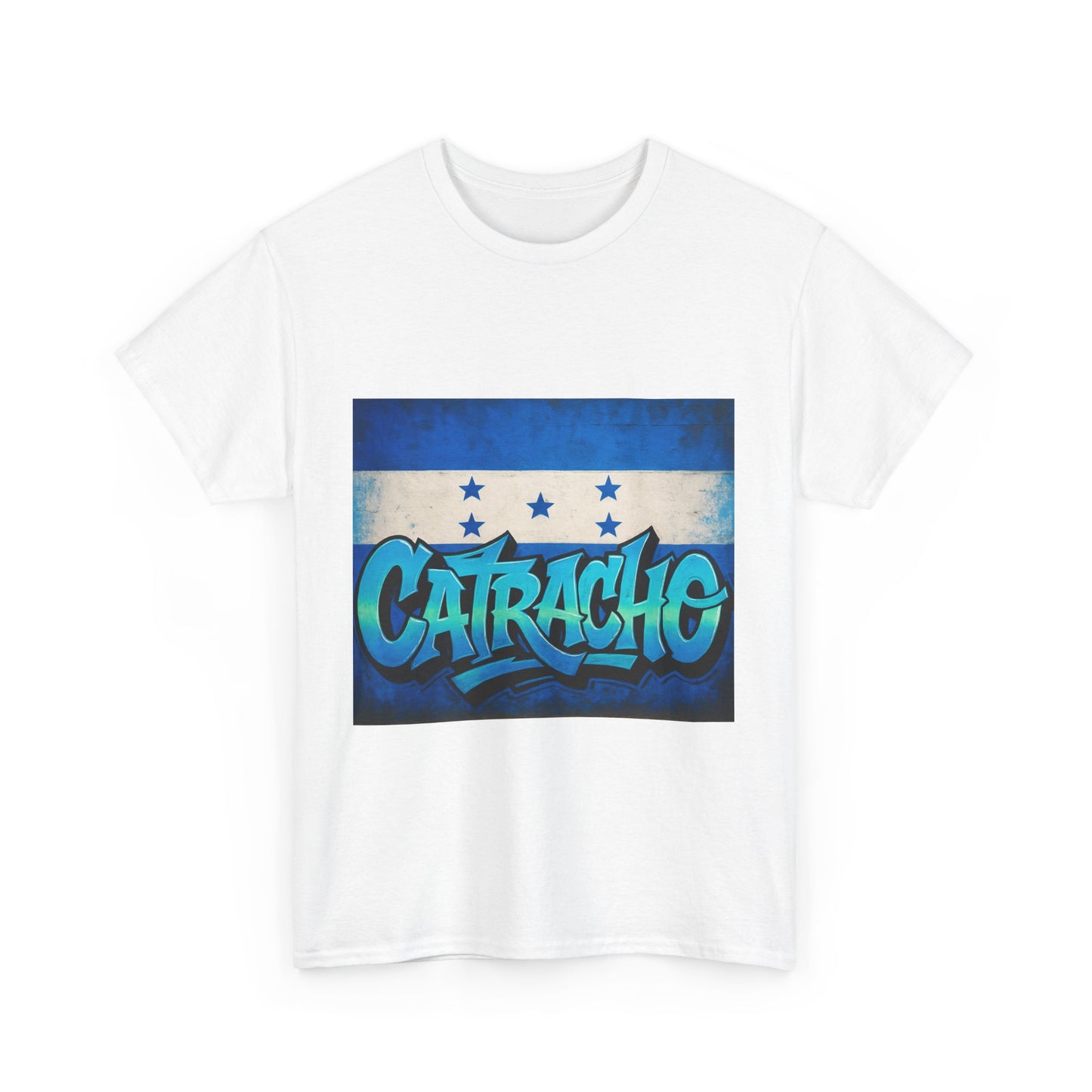 Catracho Unisex Heavy Cotton Tee - Honduras Pride Shirt, Casual Wear, Gift for Travelers, Unique Fashion Statement, Summer Attire