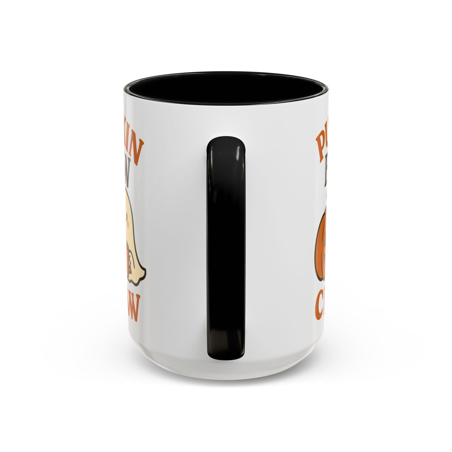 Pumpkin Brew Crew Coffee Mug | Autumn Mug | Halloween Gift | Cozy Kitchen Decor | Coffee Lover Gift, Seasonal Mug, Cute Ghost Mug