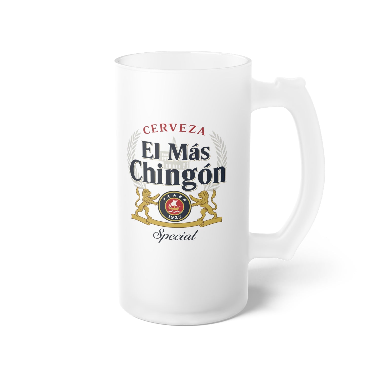 Frosted Glass Beer Mug - Personalized Craft Beer Tankard, Unique Gift for Beer Lovers, Birthday, Father's Day, Home Bar Decor, Pub Use