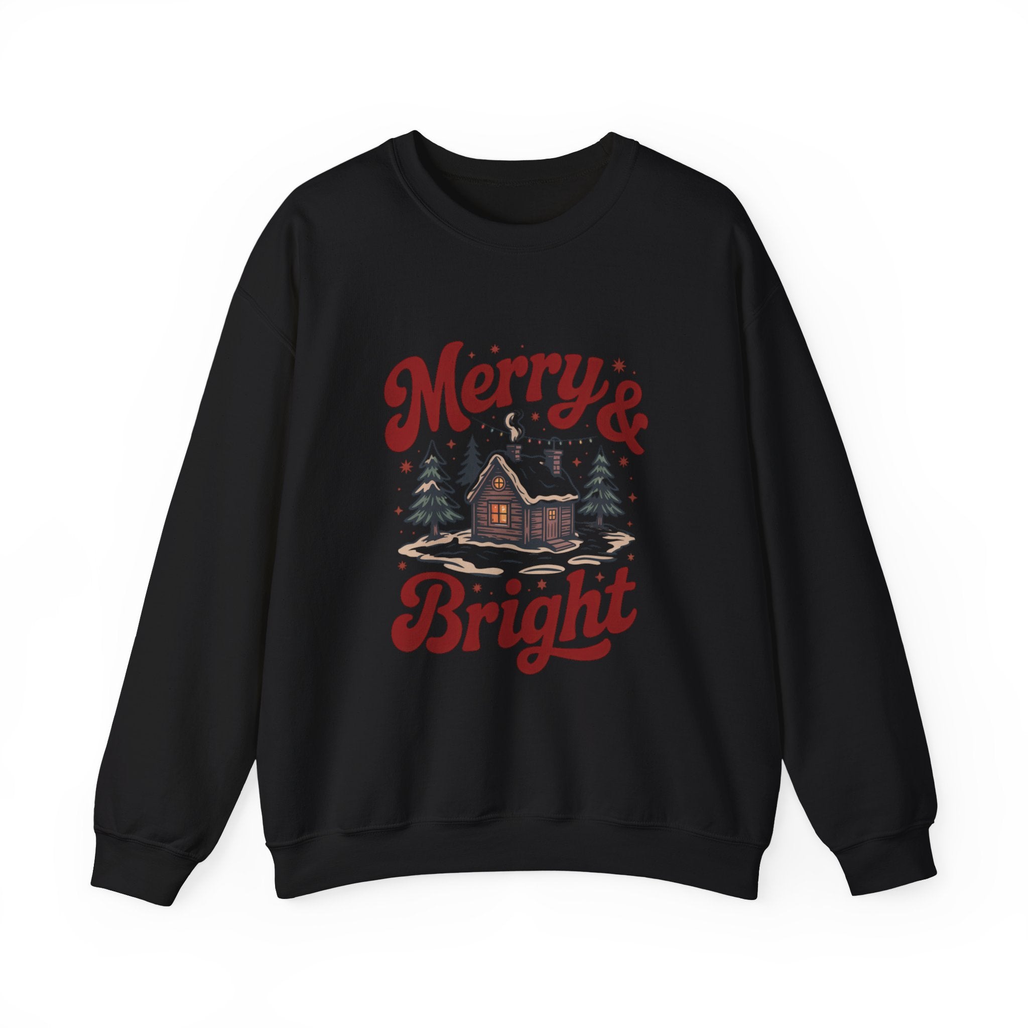 Cozy Winter Christmas Crewneck Sweatshirt for Unisex