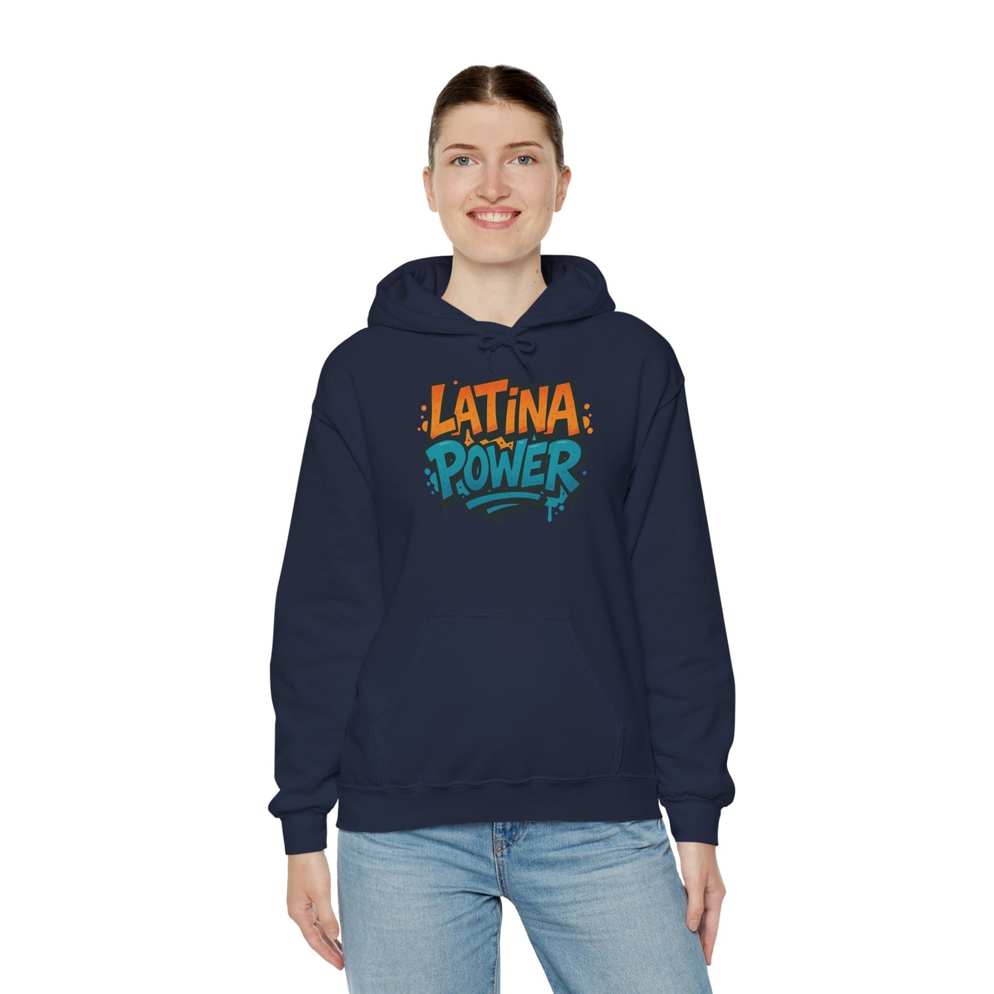 Latina Power Hooded Sweatshirt - Unisex Heavy Blend™