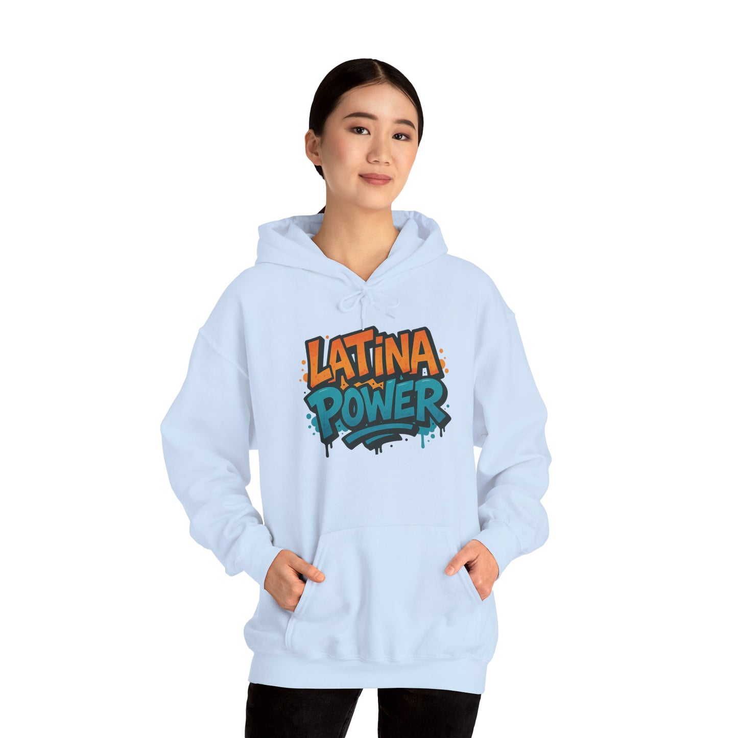 Latina Power Hooded Sweatshirt - Unisex Heavy Blend™