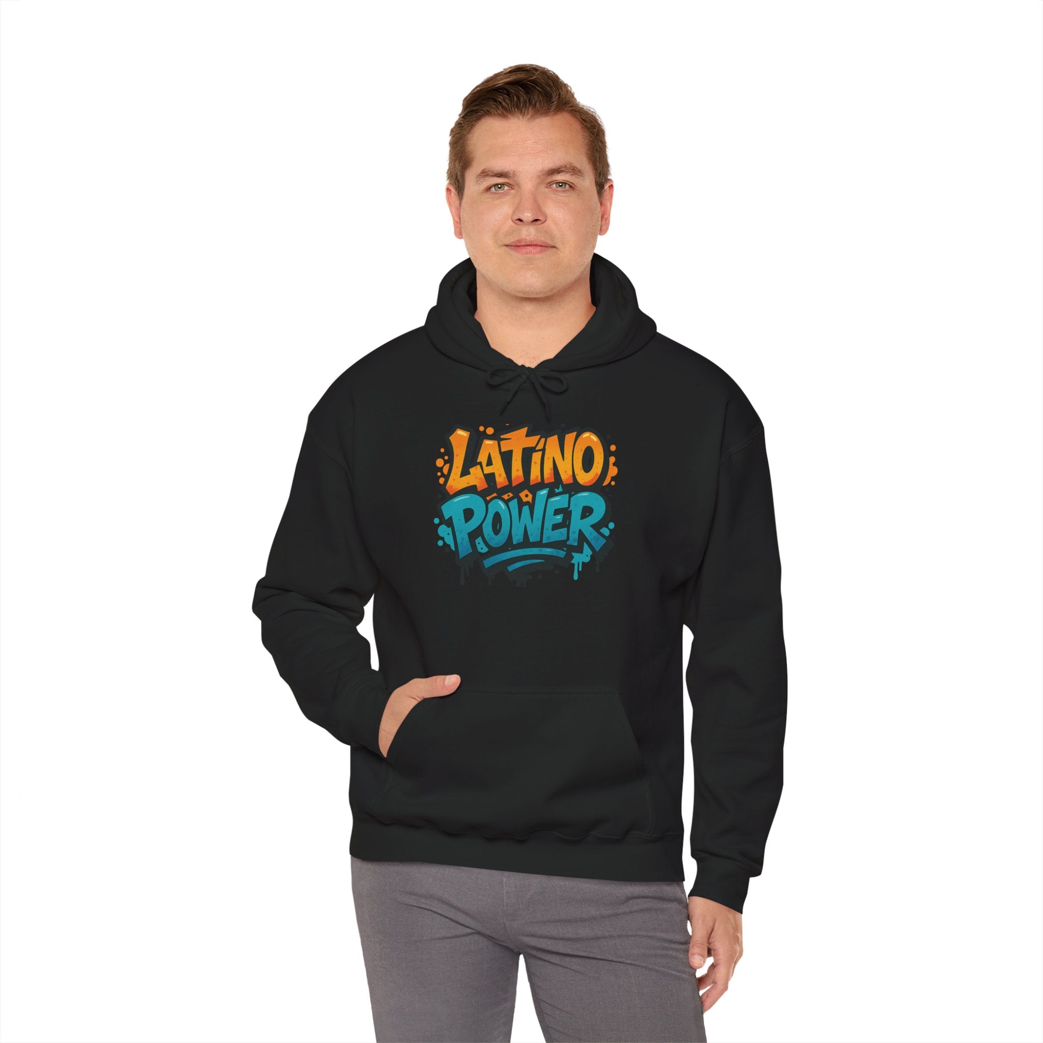 Latino Power Hooded Sweatshirt - Unisex Heavy Blend™