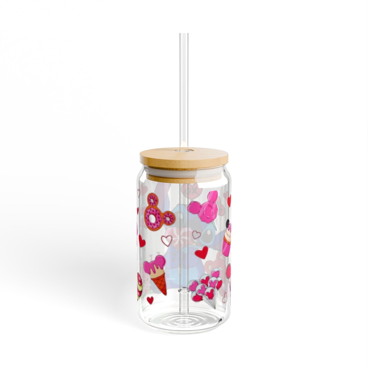 Whimsical Sipper Glass, Lilo & Stitch Drinkware