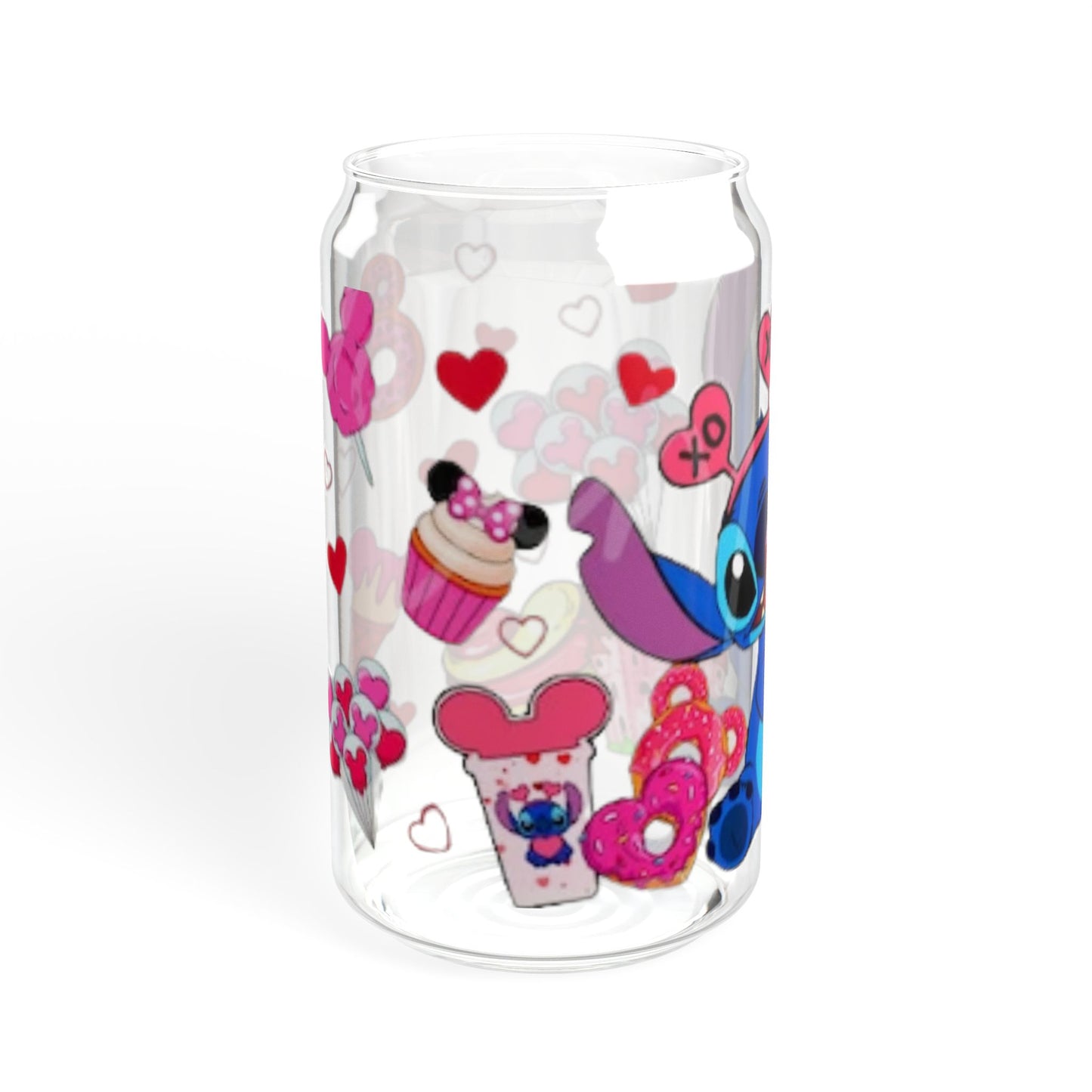 Whimsical Sipper Glass, Lilo & Stitch Drinkware