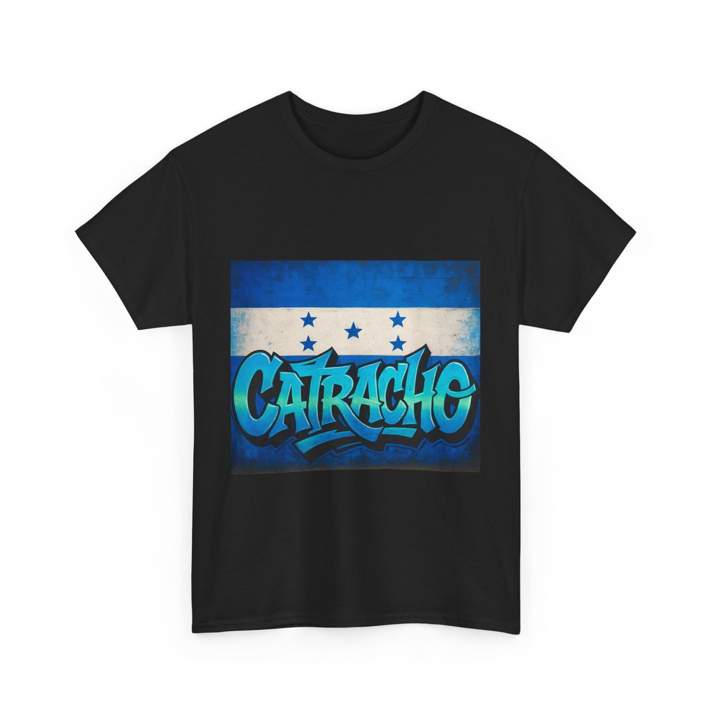 Catracho Unisex Heavy Cotton Tee - Honduras Pride Shirt, Casual Wear, Gift for Travelers, Unique Fashion Statement, Summer Attire