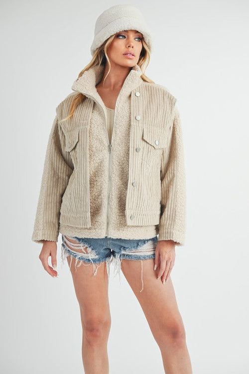 January Mixed Media Jacket