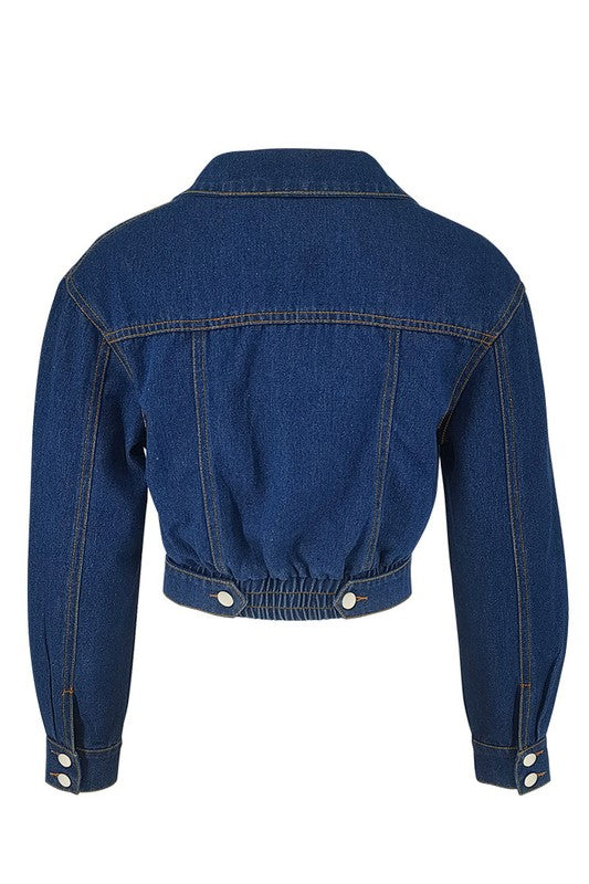 Women's Hobo Style Denim Jacket