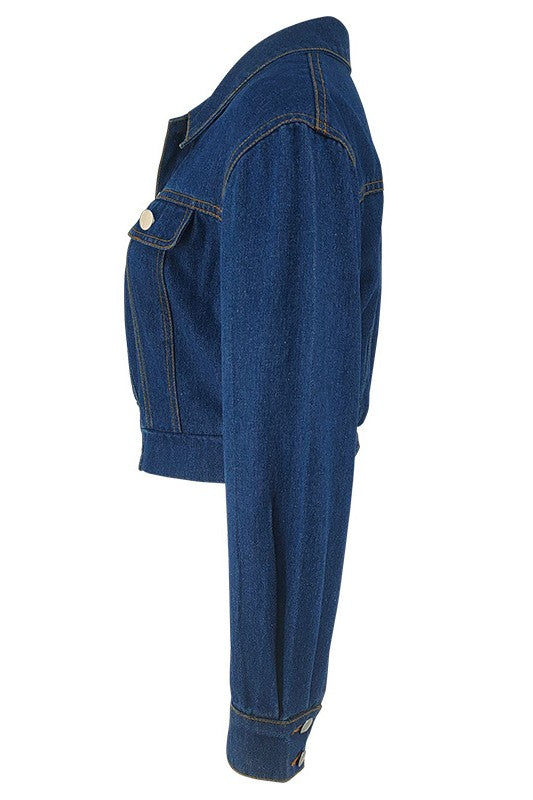 Women's Hobo Style Denim Jacket