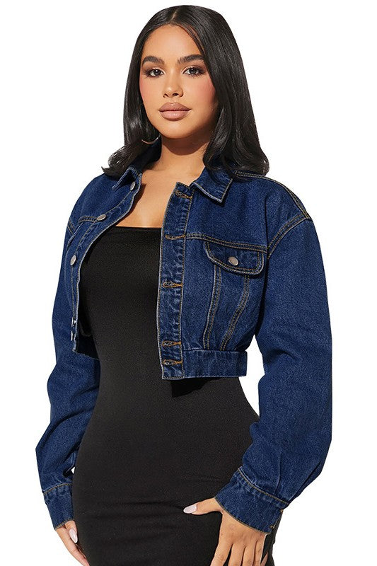 Women's Hobo Style Denim Jacket