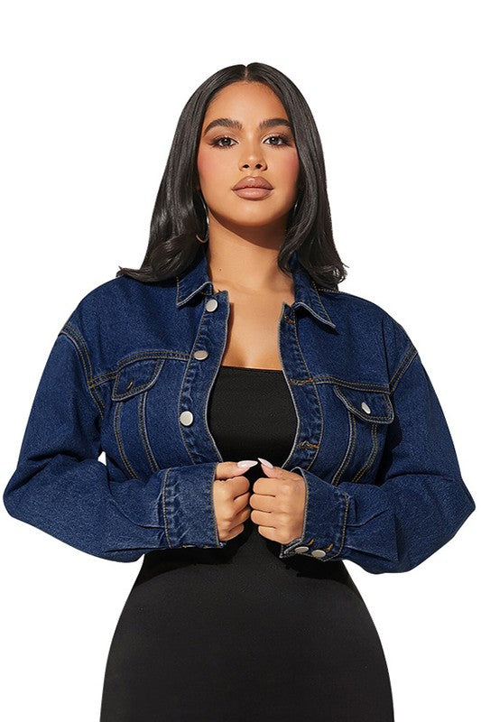 Women's Hobo Style Denim Jacket