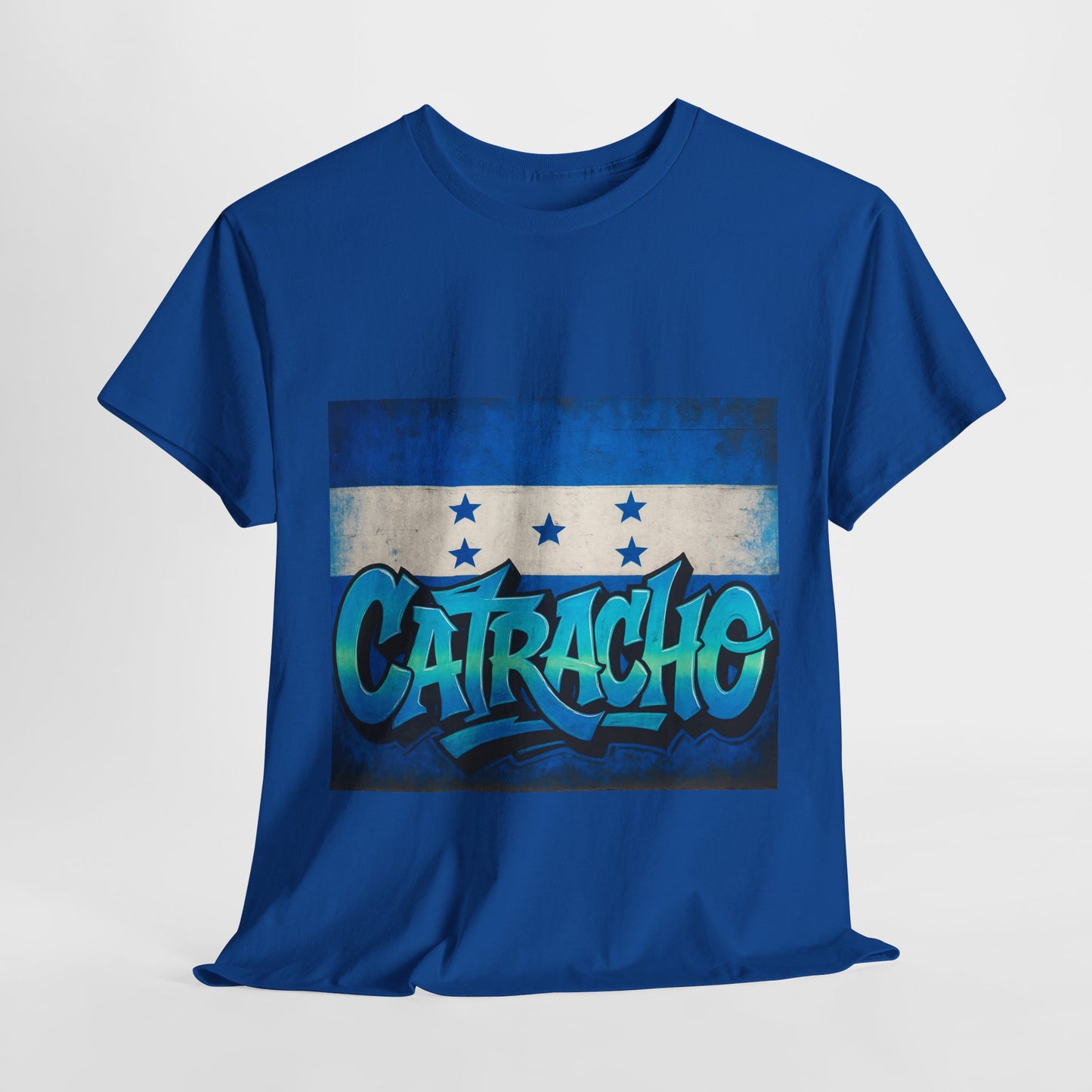 Catracho Unisex Heavy Cotton Tee - Honduras Pride Shirt, Casual Wear, Gift for Travelers, Unique Fashion Statement, Summer Attire