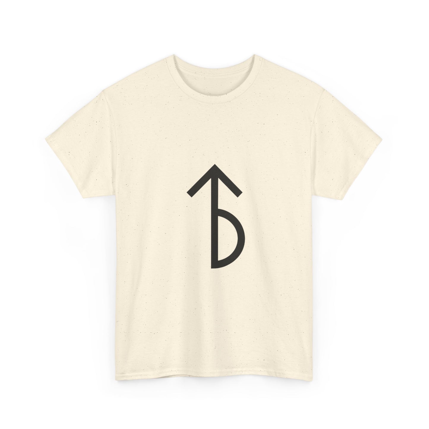 Minimalist Rune Symbol Tee — Believe & Courage