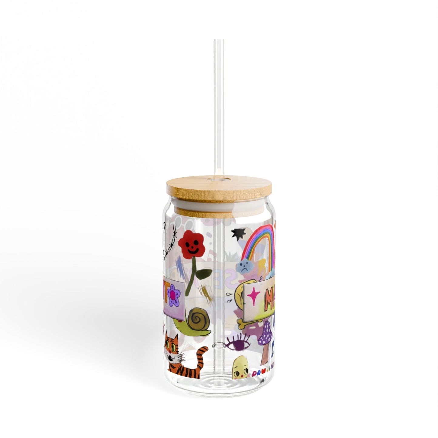 Whimsical Sipper Glass, Karol G (Manana Sera Bonito) Drinkware