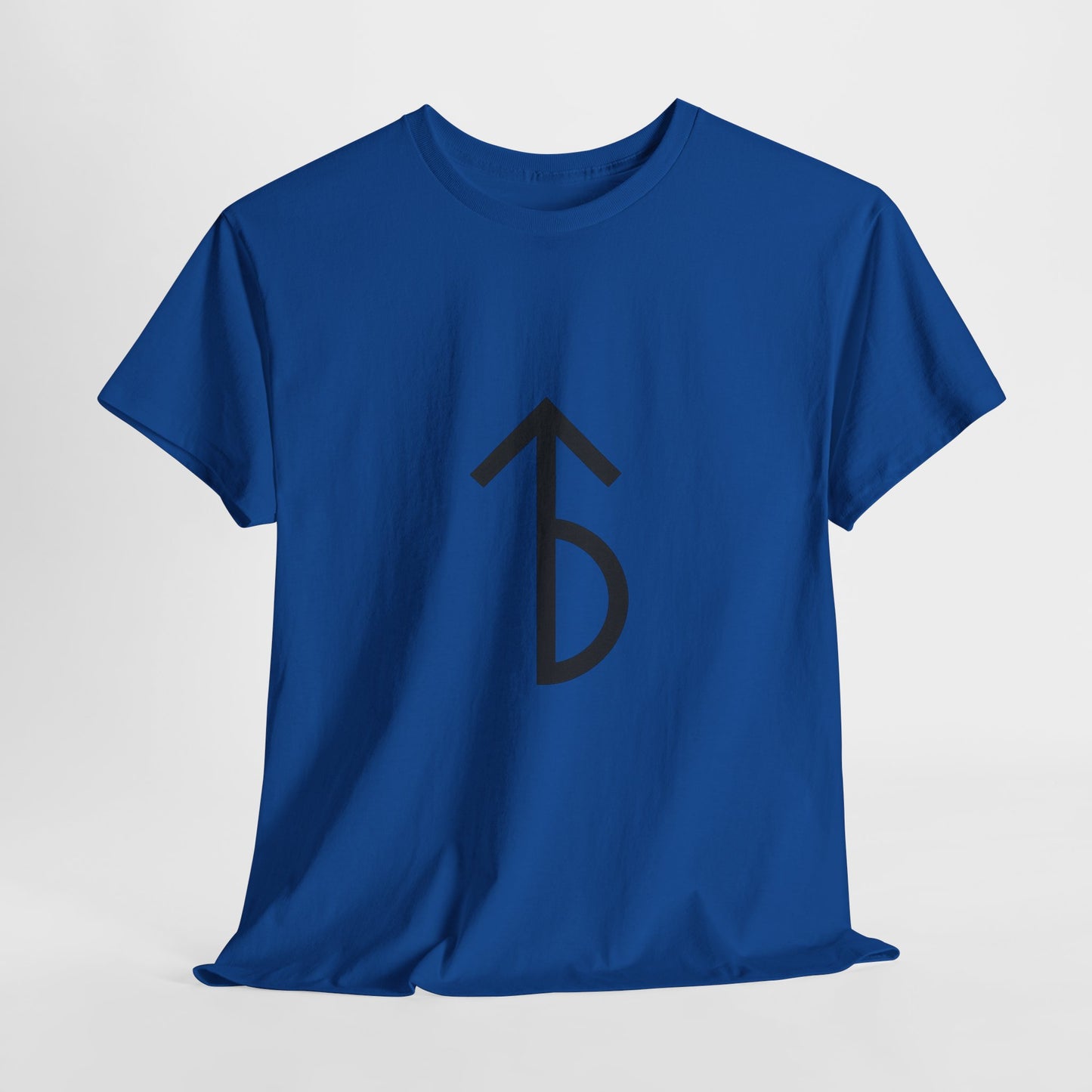 Minimalist Rune Symbol Tee — Believe & Courage