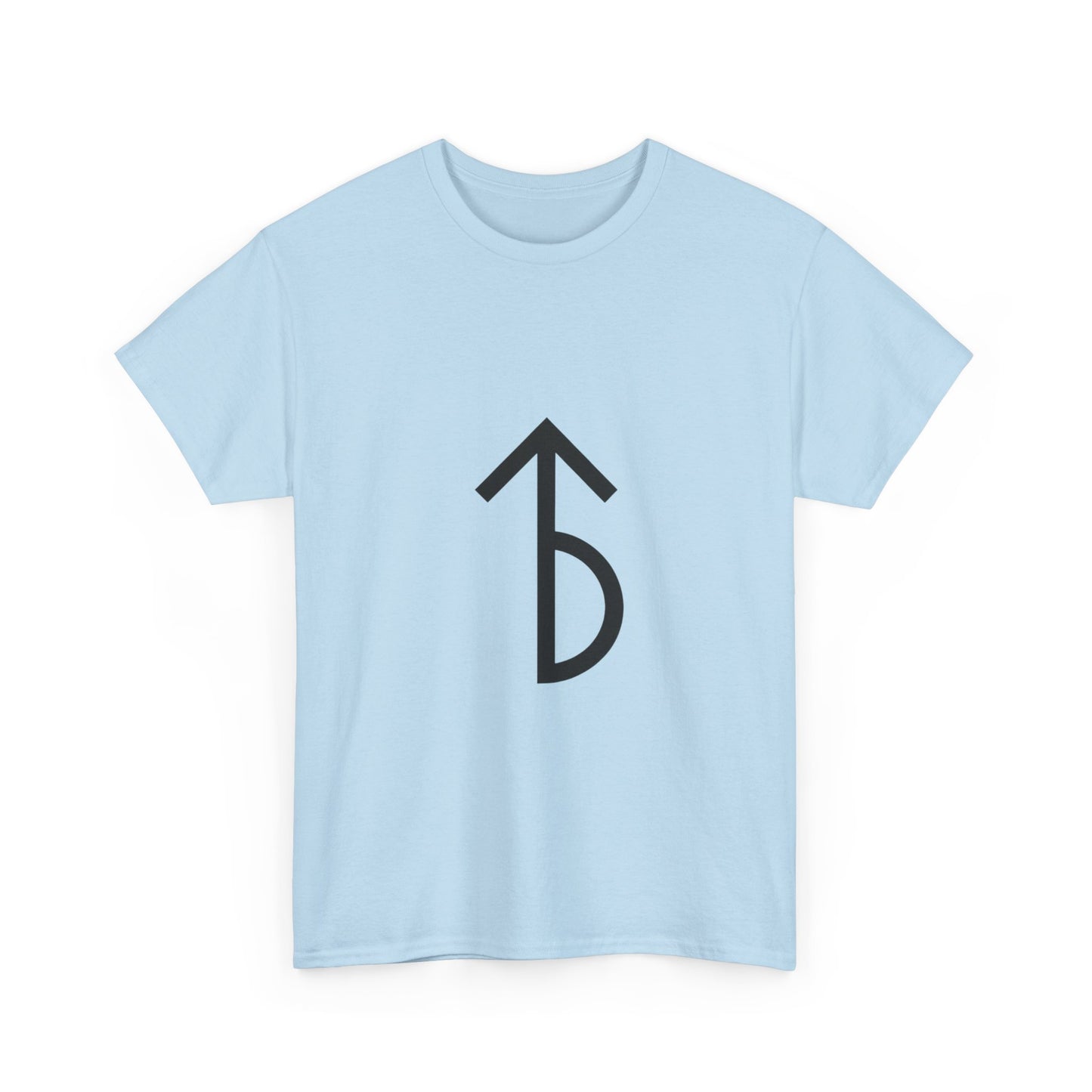 Minimalist Rune Symbol Tee — Believe & Courage