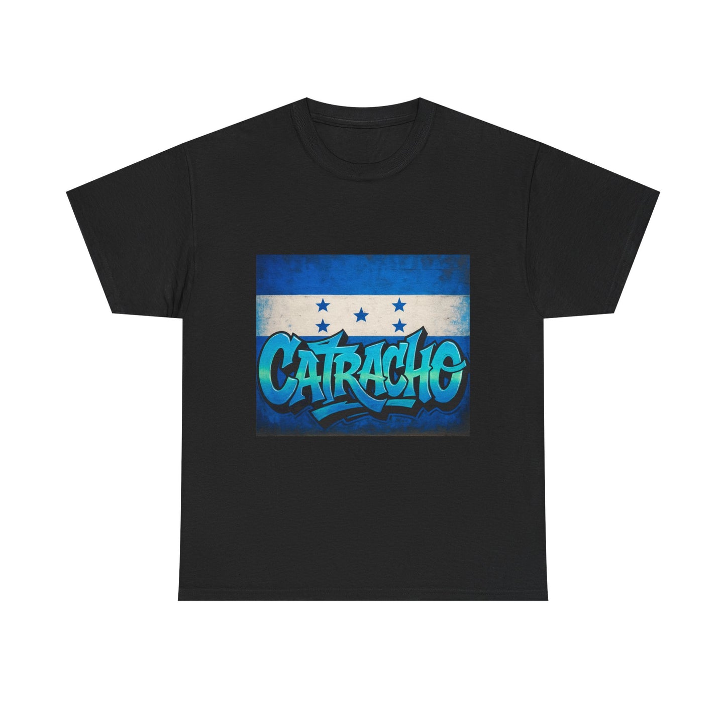 Catracho Unisex Heavy Cotton Tee - Honduras Pride Shirt, Casual Wear, Gift for Travelers, Unique Fashion Statement, Summer Attire