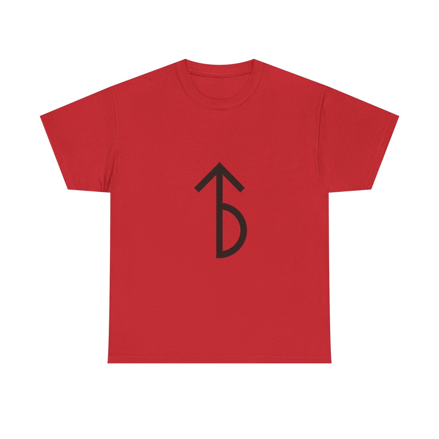 Minimalist Rune Symbol Tee — Believe & Courage