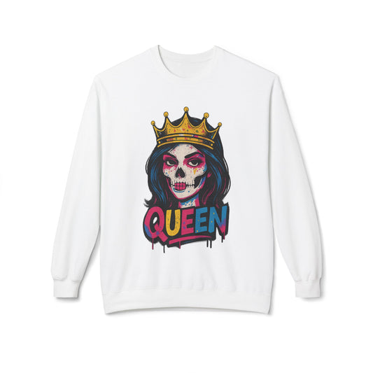 Colorful Skull King Unisex Crewneck Sweatshirt