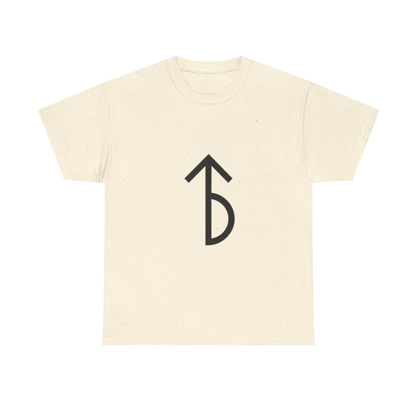Minimalist Rune Symbol Tee — Believe & Courage