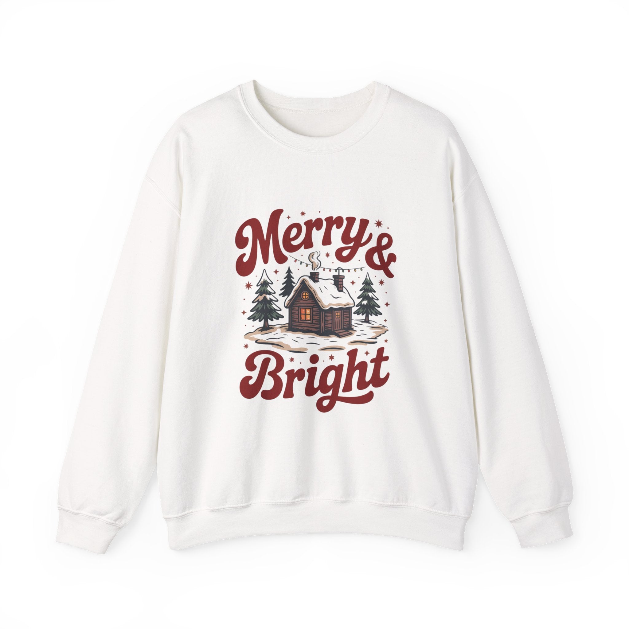 Cozy Winter Christmas Crewneck Sweatshirt for Unisex