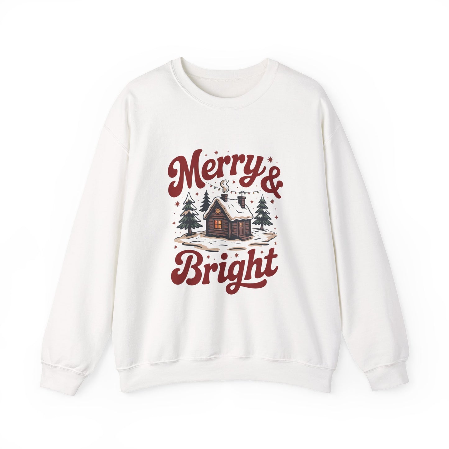 Cozy Winter Christmas Crewneck Sweatshirt for Unisex