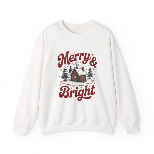 Cozy Winter Christmas Crewneck Sweatshirt for Unisex