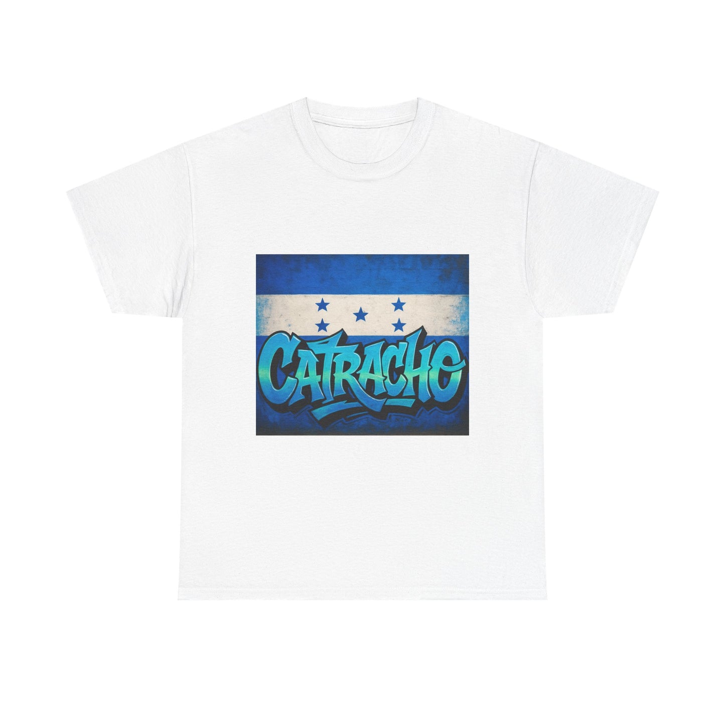 Catracho Unisex Heavy Cotton Tee - Honduras Pride Shirt, Casual Wear, Gift for Travelers, Unique Fashion Statement, Summer Attire