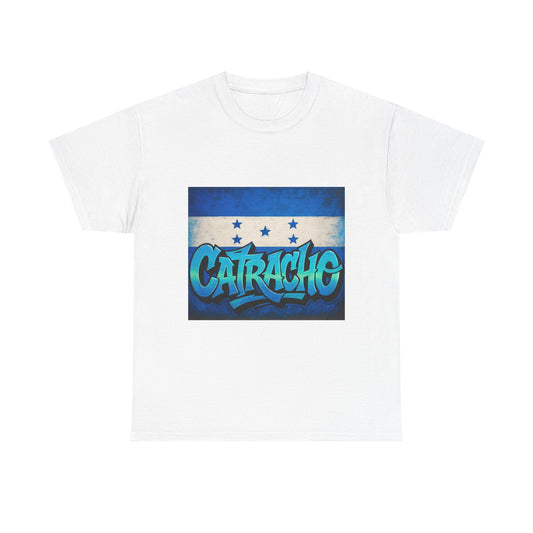 Catracho Unisex Heavy Cotton Tee - Honduras Pride Shirt, Casual Wear, Gift for Travelers, Unique Fashion Statement, Summer Attire