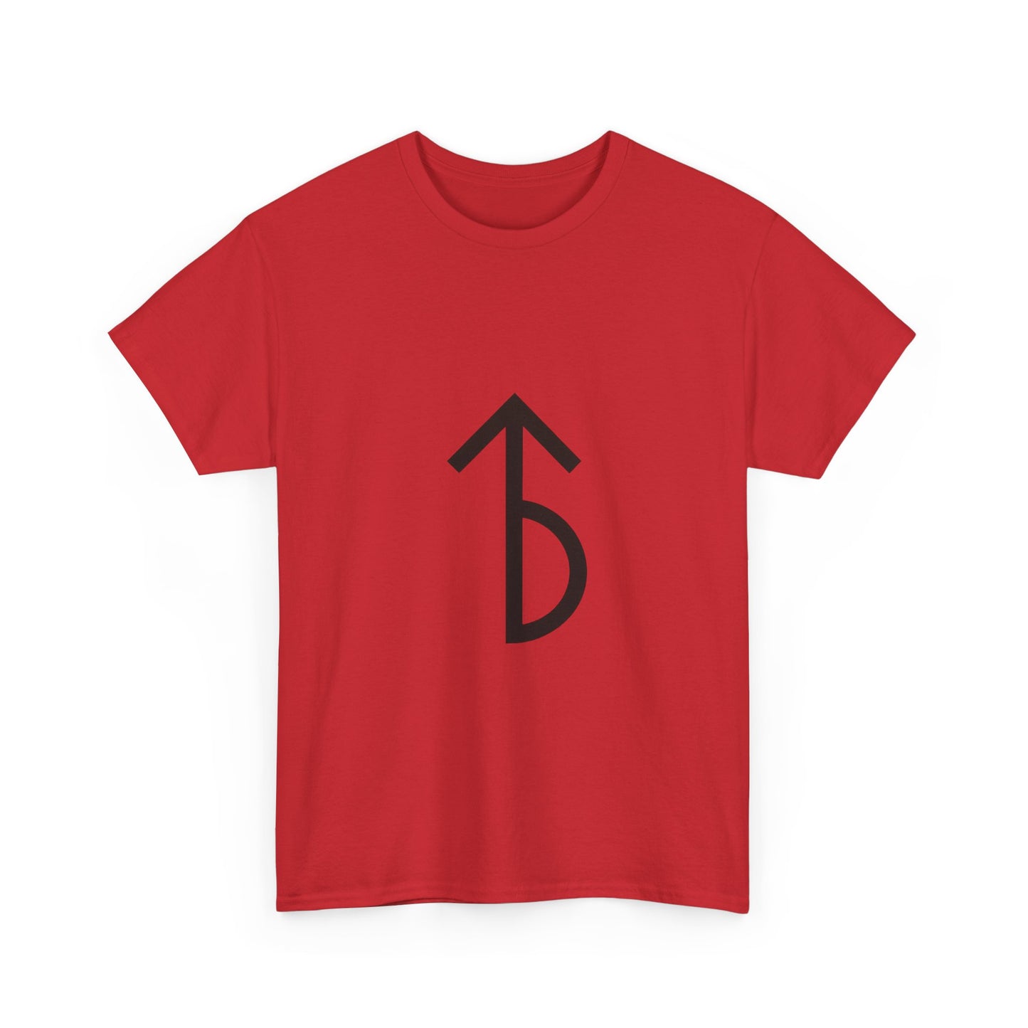 Minimalist Rune Symbol Tee — Believe & Courage