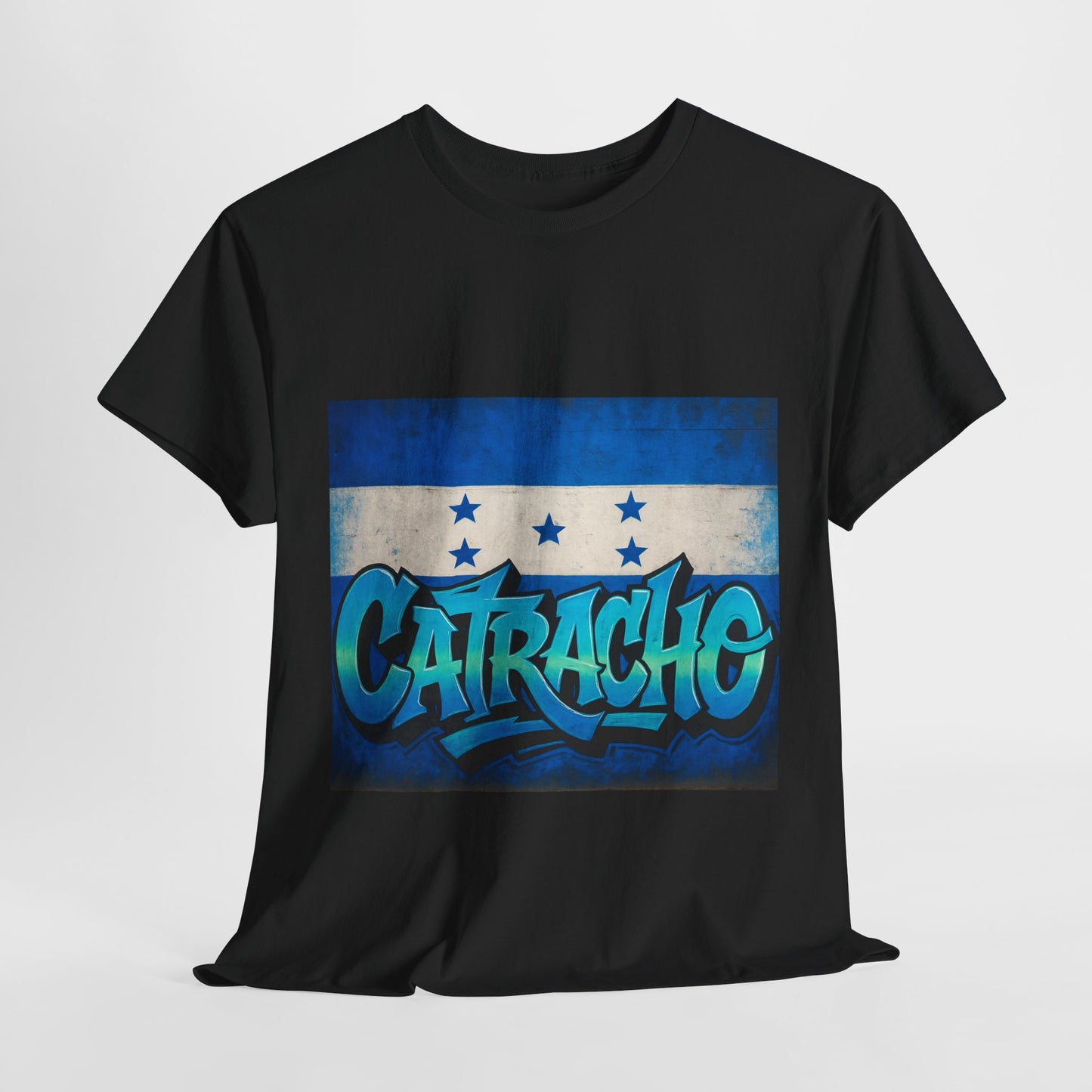 Catracho Unisex Heavy Cotton Tee - Honduras Pride Shirt, Casual Wear, Gift for Travelers, Unique Fashion Statement, Summer Attire