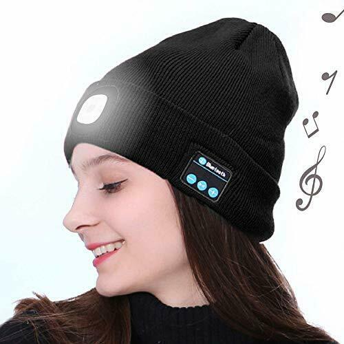 Wireless Bluetooth LED Beanie Hat with Speakers
