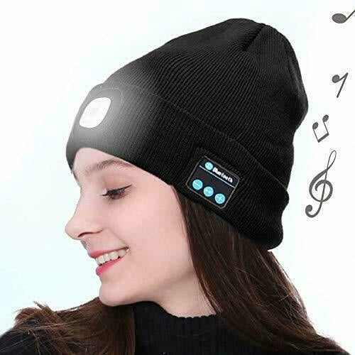 Wireless Bluetooth LED Beanie Hat with Speakers