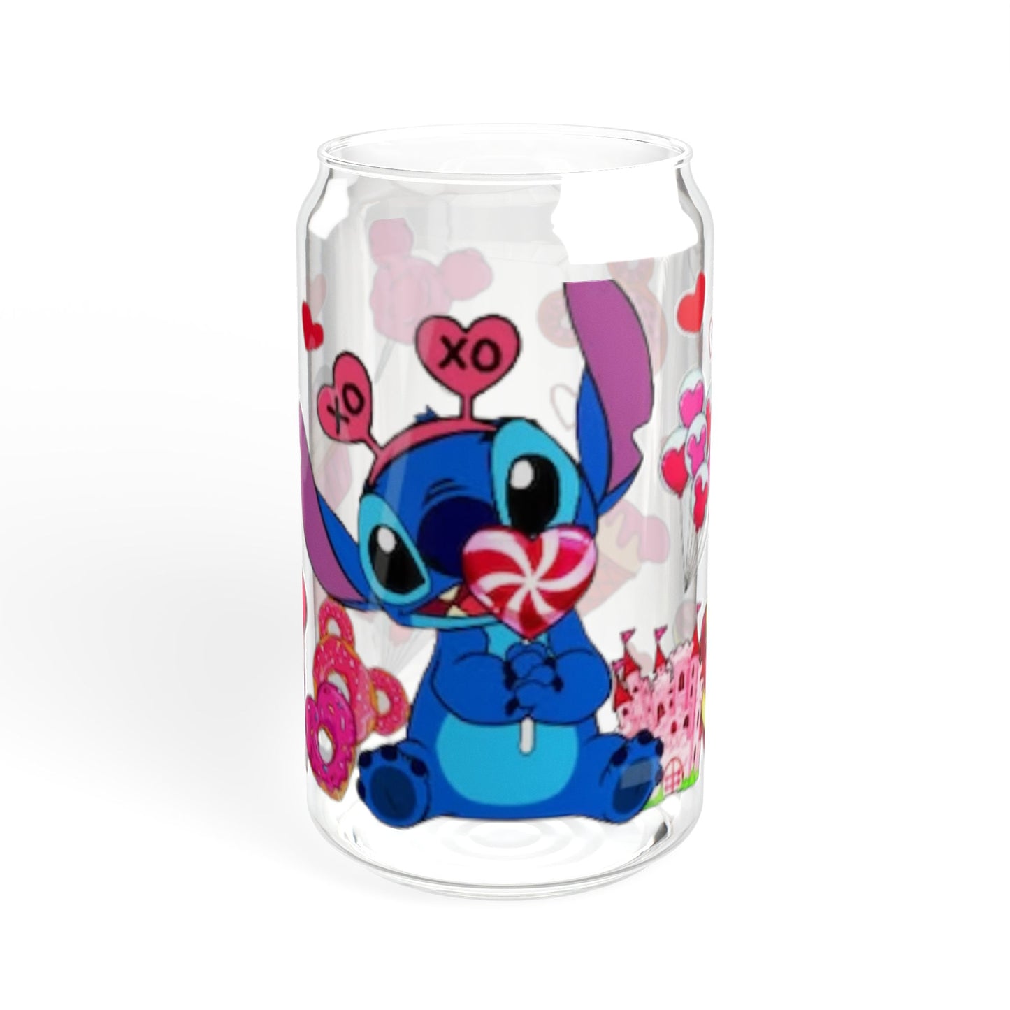 Whimsical Sipper Glass, Lilo & Stitch Drinkware
