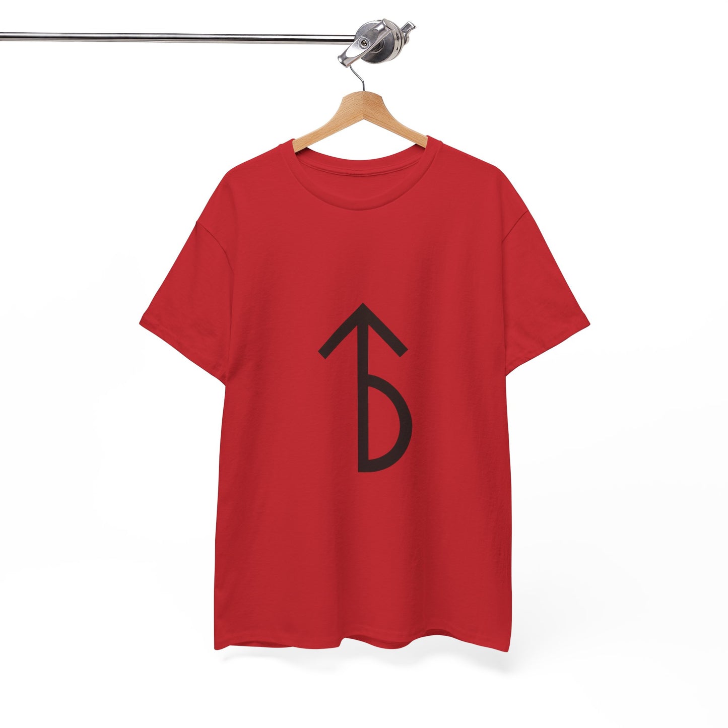 Minimalist Rune Symbol Tee — Believe & Courage